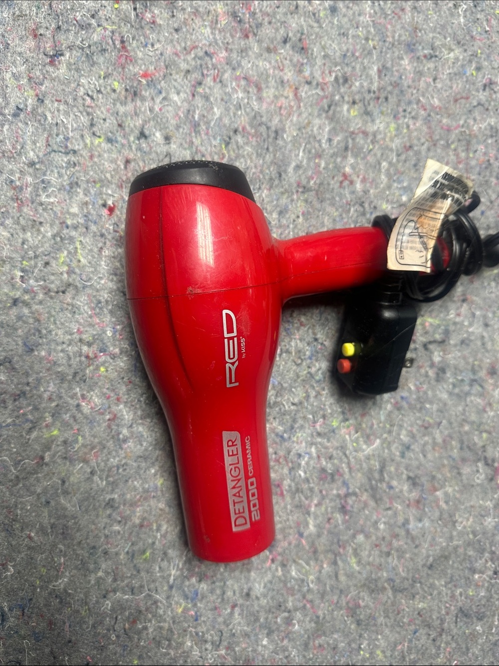 RED Detangler 2000 Hair Dryer - Red